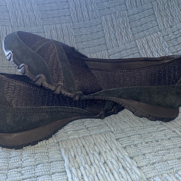 Skechers Memory Foam Relax Fit Biker Slip On Loafers Stretch Fabric Leather Sz10 - Picture 5 of 12